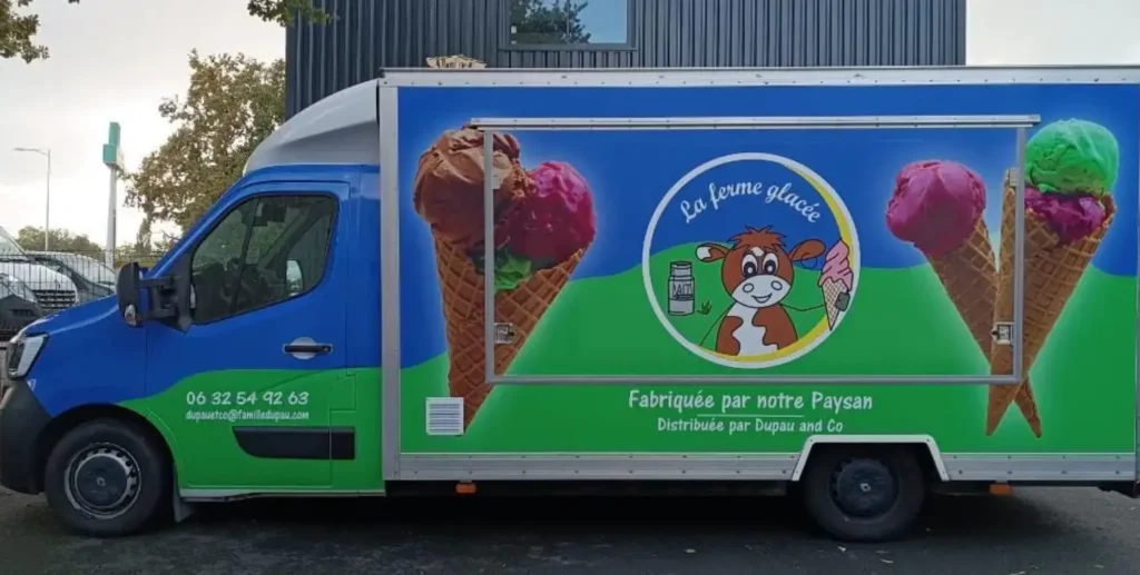 Camions glaces artisanales Nouvelle-Aquitaine